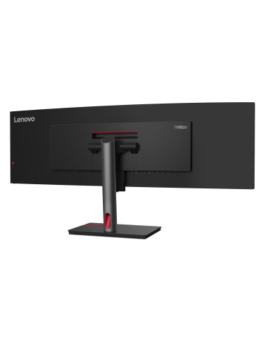 Lenovo Thinkvision P49W-30 Monitor Komputerowy 124,5 Cm (49") 5120 X 1440 Px Dual Wqhd Led Czarny