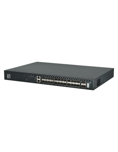 Przełącznik Levelone 24X10Gsfp+/2X 100Gqsfp Tor Zarządzany L3 1Gbps