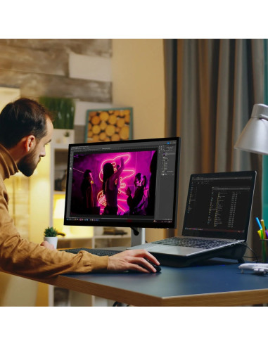 Alogic 27C5Kpdt Monitor Komputerowy 68,6 Cm (27") 5120 X 2880 Px 5K Ultra Hd Led Ekran Dotykowy Przeznaczony Dla Wielu Użytkowni