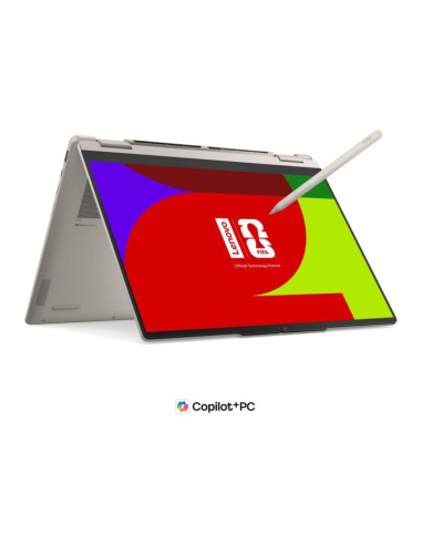Lenovo Yoga 7 2-In-1 16Agp11 16" Amd Ryzen Ai 7 445 16Gb Ssd 512Gb W11 Home Seashell
