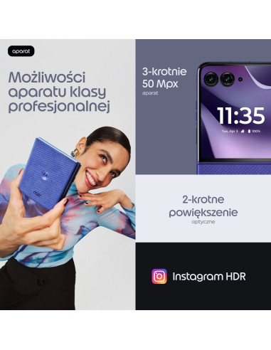 Motorola Razr 70 Ultra 5G 16/512Gb Pantone Orient Blue