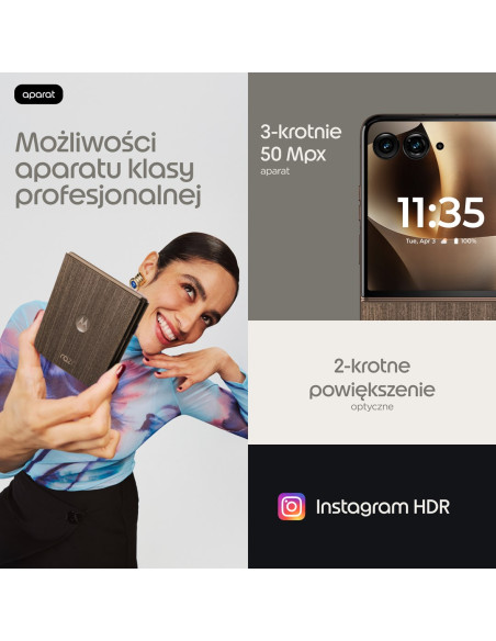 Motorola Razr 70 Ultra 5G 16/512Gb Pantone Cocoa