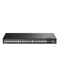 D-Link Dgs-1530-52/E Przełącznik Sieciowy Zarządzany L2 Gigabit Ethernet (10/100/1000) Czarny