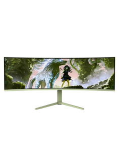 Arozzi Nova 49” Curved Monitor Komputerowy 124,5 Cm (49") 5120 X 1440 Px Dual Qhd Led Zielony
