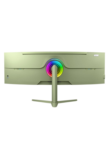 Arozzi Nova 49” Curved Monitor Komputerowy 124,5 Cm (49") 5120 X 1440 Px Dual Qhd Led Zielony