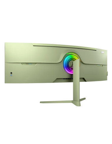 Arozzi Nova 49” Curved Monitor Komputerowy 124,5 Cm (49") 5120 X 1440 Px Dual Qhd Led Zielony
