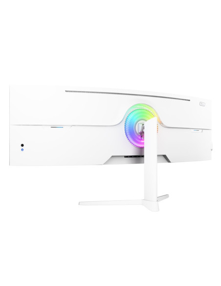 Arozzi Nova 49” Curved Monitor Komputerowy 124,5 Cm (49") 5120 X 1440 Px Dual Qhd Led Biały