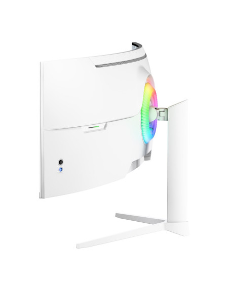 Arozzi Nova 49” Curved Monitor Komputerowy 124,5 Cm (49") 5120 X 1440 Px Dual Qhd Led Biały