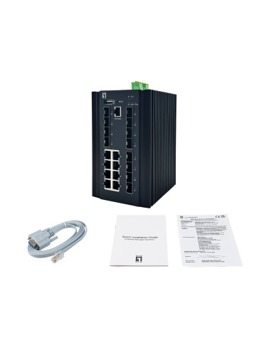 Przełącznik Levelone 20X Ge Igx-2072 8X 1Gbe 8X 2.5Gbe Sfp+ Sw