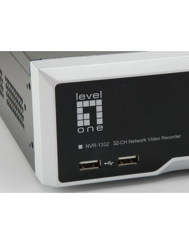 Levelone Nvr-1332 Sieciowy Rejestrator Wideo (Nvr) Czarny, Srebrny