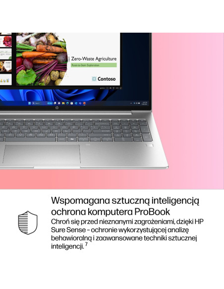 Hp Probook 4 G1I Ai Intel Core Ultra 5 225U Laptop 40,6 Cm (16") Wuxga 16 Gb Ddr5-Sdram 512 Gb Ssd Wi-Fi 6E (802.11Ax) Windows 1