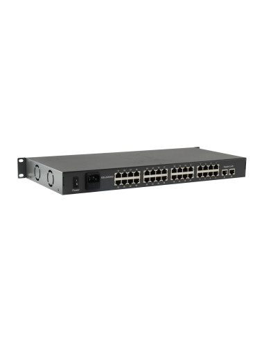 Levelone Fgp-3400W380 Przełącznik Sieciowy Nie Zarządzany Fast Ethernet (10/100) Obsługa Poe Czarny