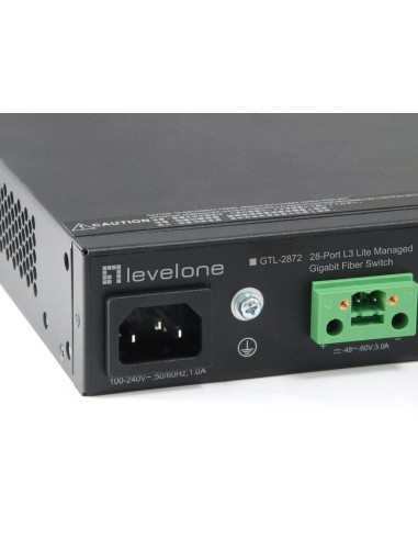 Przełącznik Zarządzalny Levelone Kilby Gb/L3 28-Portowy 19" 10 Gb/S