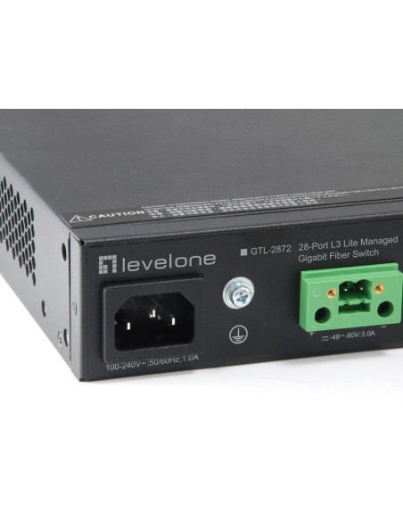 Przełącznik Zarządzalny Levelone Kilby Gb/L3 28-Portowy 19" 10 Gb/S