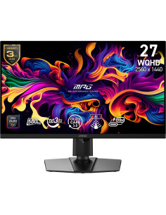 Msi Mpg 271Qrde Qd-Oled X50 Monitor Komputerowy 67,3 Cm (26.5") 2560 X 1440 Px Wide Quad Hd Czarny