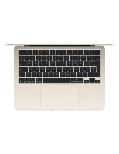Apple Macbook Air Apple M M4 Laptop 34,5 Cm (13.6") 16 Gb 256 Gb Ssd Wi-Fi 6E (802.11Ax) Macos Sequoia Beżowy