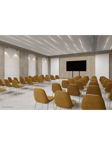 Neomounts Fl55-975Bl1 Stojak Do Multimediów Czarny Płaski Panel Karta Multimedialna/Wózek Multimedialny