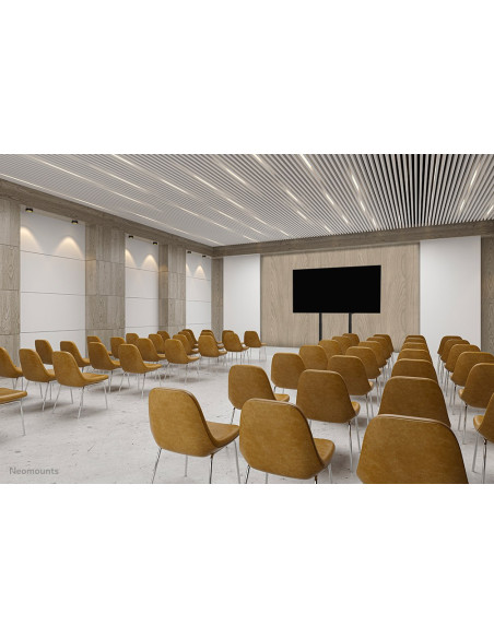 Neomounts Fl55-975Bl1 Stojak Do Multimediów Czarny Płaski Panel Karta Multimedialna/Wózek Multimedialny