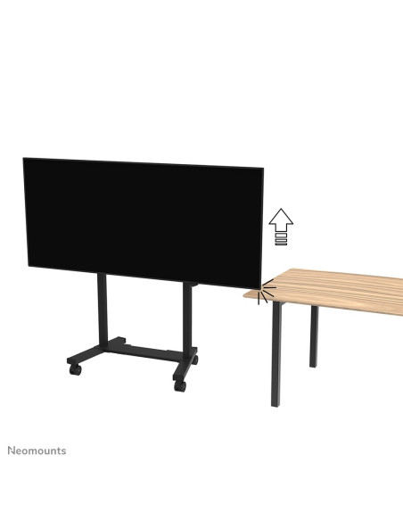 Neomounts Fl55-975Bl1 Stojak Do Multimediów Czarny Płaski Panel Karta Multimedialna/Wózek Multimedialny