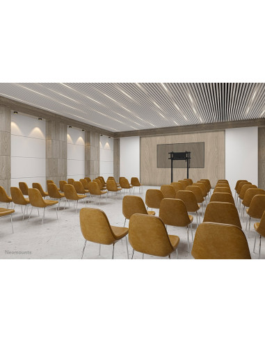 Neomounts Fl55-975Bl1 Stojak Do Multimediów Czarny Płaski Panel Karta Multimedialna/Wózek Multimedialny