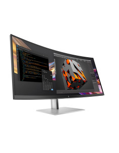 Monitor Hp Led 37,5” S7 Pro 738Pu (8K167Aa) Curved Ips Wqhd+ Hdr400 Rj-45 Thunderbolt 4 2