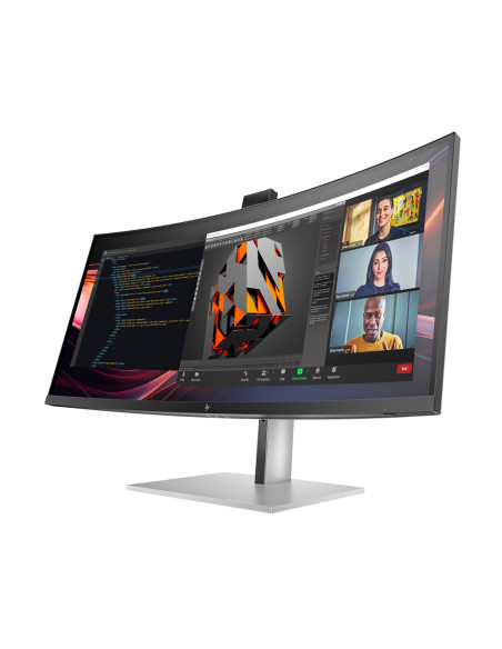Monitor Hp Led 34” S7 Pro 734Pm (8K157Ut) Curved Ips 120Hz Wqhd Kamera Rj-45 Thunderbolt 4