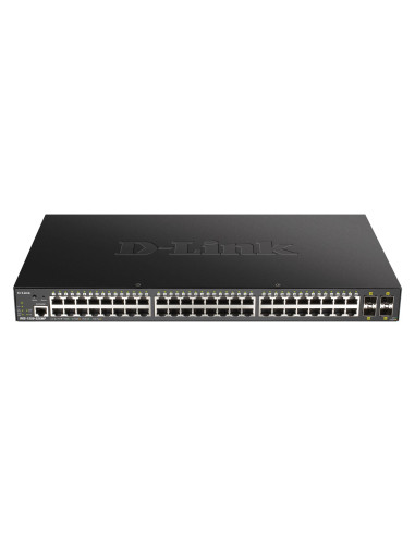 D-Link Dgs-1250-52Xmp Zarządzany L3 Obsługa Poe Czarny