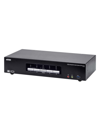 Aten Przełącznik Kvm Switch 4P Usb3.0 4K Dp Triple View Kvmp S