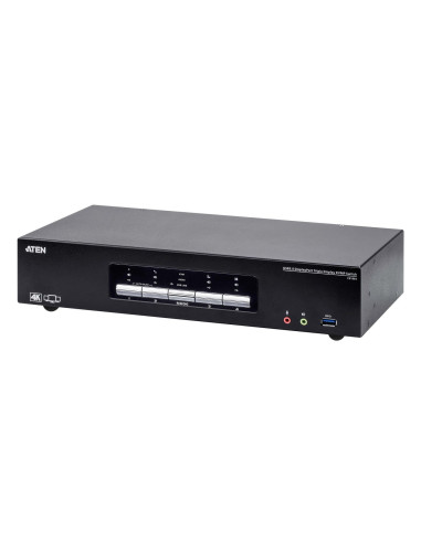 Aten Przełącznik Kvm Switch 4P Usb3.0 4K Dp Triple View Kvmp S