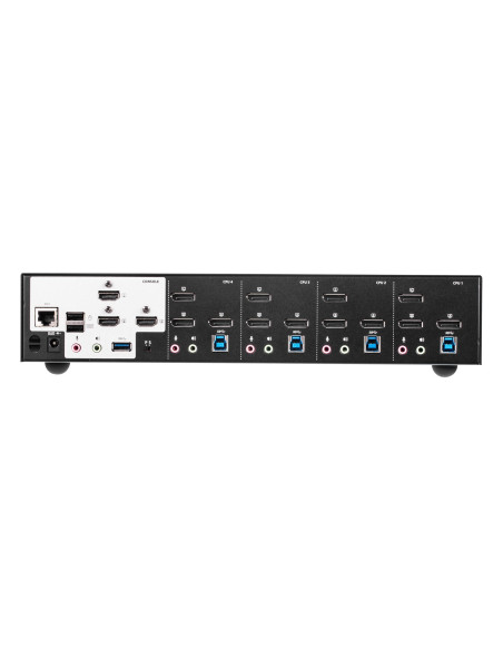 Aten Przełącznik Kvm Switch 4P Usb3.0 4K Dp Triple View Kvmp S