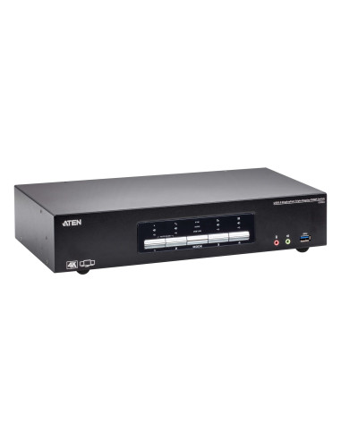 Aten Przełącznik Kvm Switch 4P Usb3.0 4K Dp Triple View Kvmp S