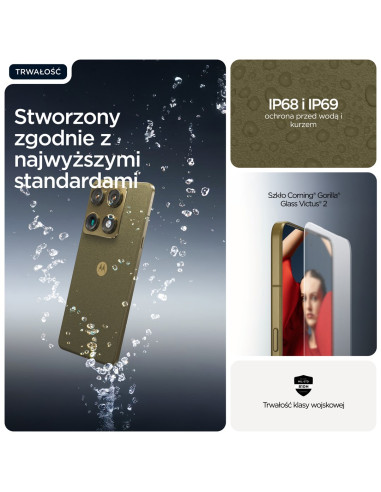 Motorola Signature 17,2 Cm (6.78") Dual Sim Android 16.0 5G Usb Type-C 16 Gb 512 Gb 5200 Mah Złoto