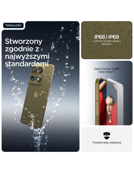Motorola Signature 17,2 Cm (6.78") Dual Sim Android 16.0 5G Usb Type-C 16 Gb 512 Gb 5200 Mah Złoto