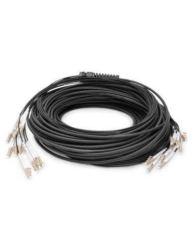 Digitus Zakończony Fabrycznie Uniwersalny Kabel Światłowodowy Typu Breakout, Wielomodowy Om4, 12 Włókien, Lc/Upc – Lc/Upc