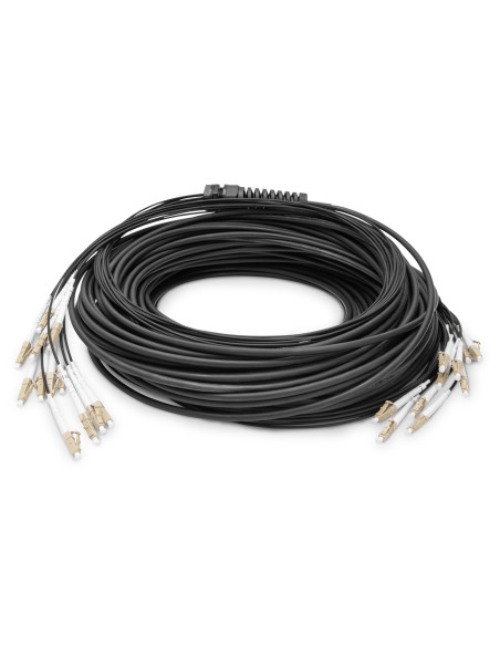 Digitus Zakończony Fabrycznie Uniwersalny Kabel Światłowodowy Typu Breakout, Wielomodowy Om4, 12 Włókien, Lc/Upc – Lc/Upc