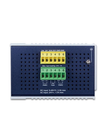Planet Igs-6325-16T4S Przełącznik Sieciowy Zarządzany L3 Gigabit Ethernet (10/100/1000) Niebieski, Szary