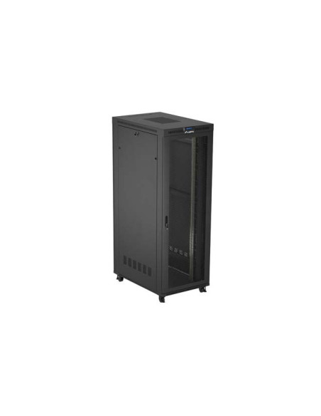 Lanberg Instalacyjna Szafa Stojąca Rack 19" 47U 800X1200 Czarna Drzwi Perforowane Lcd (Flat Pack) V2