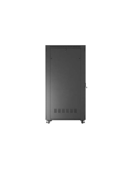 Lanberg Instalacyjna Szafa Stojąca Rack 19" 47U 800X1200 Czarna Drzwi Perforowane Lcd (Flat Pack) V2