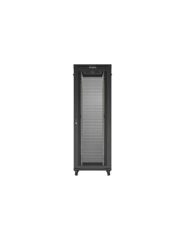 Lanberg Instalacyjna Szafa Stojąca Rack 19" 47U 800X1200 Czarna Drzwi Perforowane Lcd (Flat Pack) V2