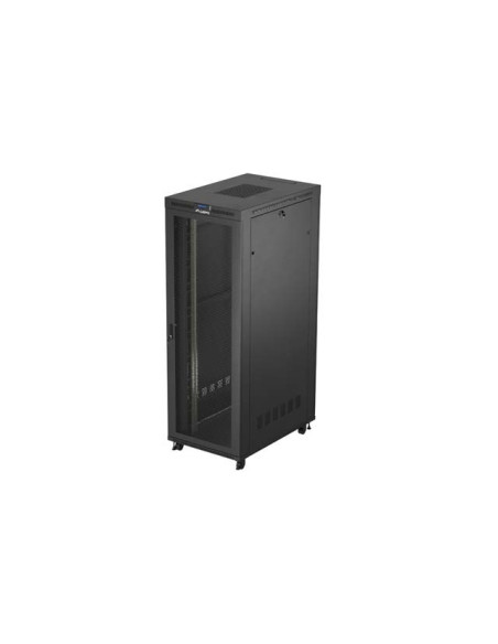 Lanberg Instalacyjna Szafa Stojąca Rack 19" 47U 800X1200 Czarna Drzwi Perforowane Lcd (Flat Pack) V2