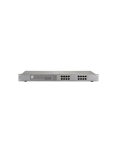 Levelone Fep-1612 Przełącznik Sieciowy Nie Zarządzany Fast Ethernet (10/100) Obsługa Poe Szary
