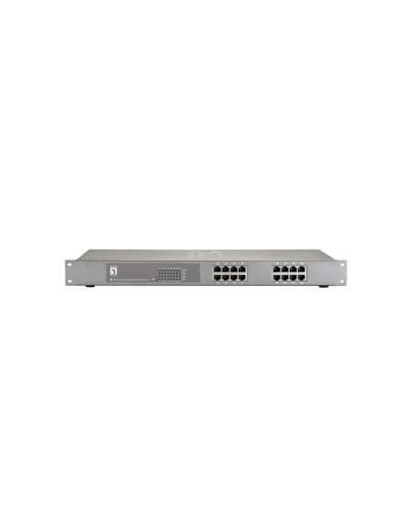 Levelone Fep-1612 Przełącznik Sieciowy Nie Zarządzany Fast Ethernet (10/100) Obsługa Poe Szary