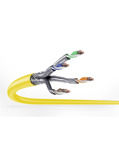 Digitus Dk-1744-A-Vh-5 Kabel Sieciowy Żółty 500 M Cat7A S/Ftp (S-Stp)