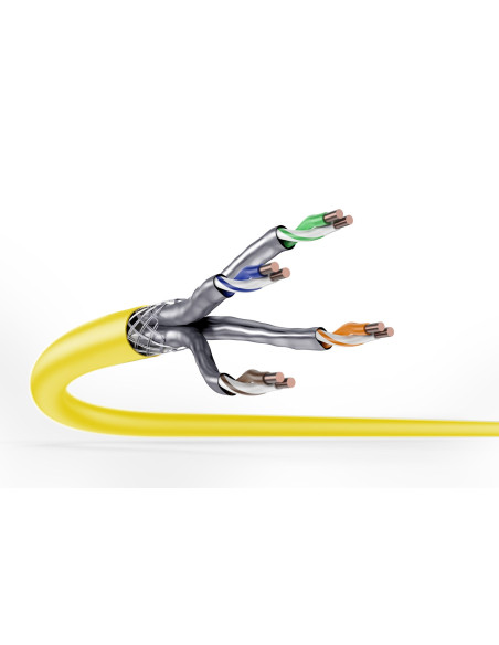 Digitus Dk-1744-A-Vh-5 Kabel Sieciowy Żółty 500 M Cat7A S/Ftp (S-Stp)