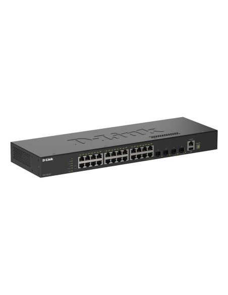 D-Link Dgs-1530-28/E Przełącznik Sieciowy Zarządzany L2 Gigabit Ethernet (10/100/1000) Czarny