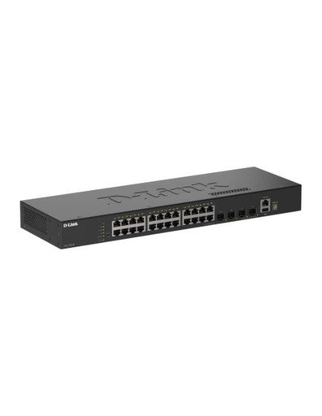 D-Link Dgs-1530-28/E Przełącznik Sieciowy Zarządzany L2 Gigabit Ethernet (10/100/1000) Czarny