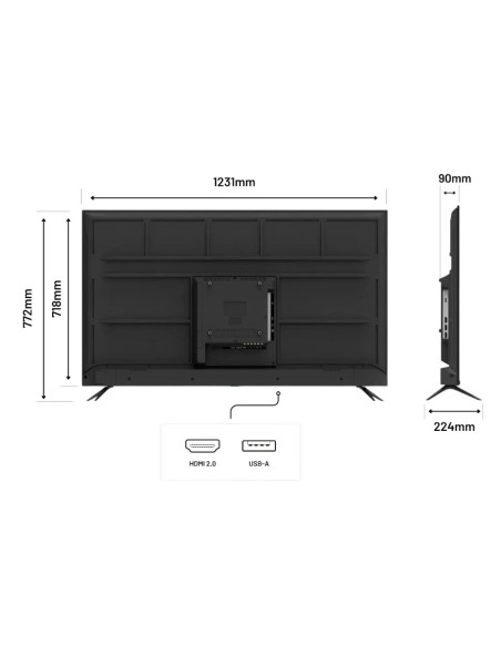 Monitor Japannext 139,7Cm 16:9 3X Hdmi Uhd Jn-Ips550Uhd60F