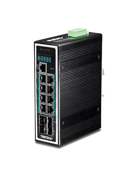 Przełącznik Przemysłowy Trendnet 12Port Gbit Zarządzany L2+ Poe+ Metal