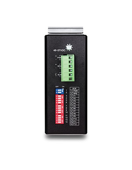 Przełącznik Przemysłowy Trendnet 12Port Gbit Zarządzany L2+ Poe+ Metal