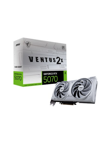 Msi Geforce Rtx5070 Ventus 2X Oc White Nvidia Geforce Rtx 5070 12 Gb Gddr7